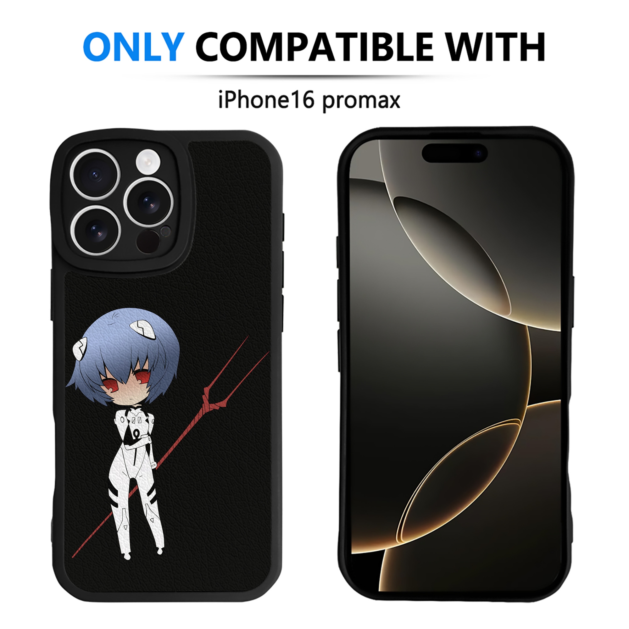 （画像用） EVA 新世紀エヴァンゲリオン 【iPhone 16シリーズ対応】シリコンスマホケース（レザー調） 材質：シリコン
